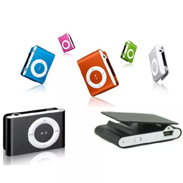 Portable MP3 Player Mini Clip Support Walkman Music Media MP3  TF Card