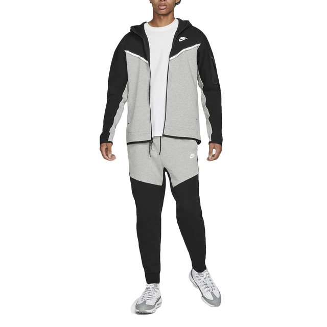 Nike Felpa da Uomo con Cappuccio e Full Zip Tech Fleece Nera Taglia XL Cod CU... 5