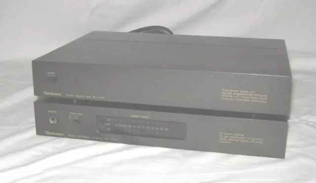 gebr. TECHNICS SH -C 01 K + SE- C 01K - power Amplifier /Supply unit, BJ 1979-81