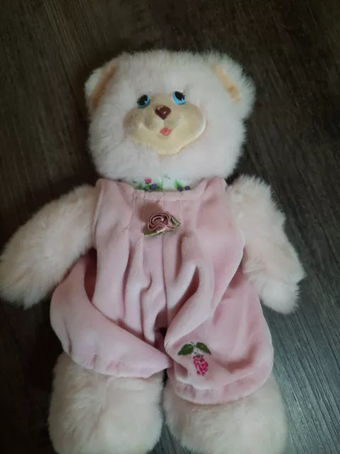 Fisher Price Plush Briarberry Collection Sarahberry Bear 1998 Stuffed Animal 9"