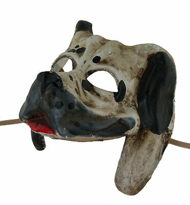 Mask from Venice Dog Dalmatian Handmade IN Paper Mache Fancy Luxury 370 2