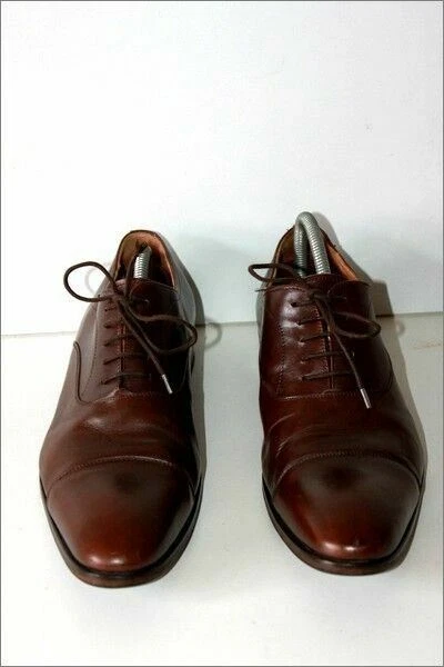 Derby Finsbury EPSOM En Cuir Grainé Marron - Taille 42 FR (8.5 US) - Style Ranger Classique - Occasion Très Bon État