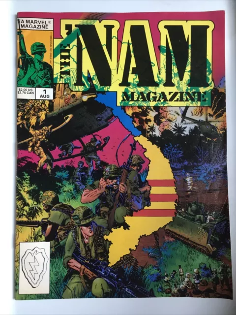 The ‘Nam Magazine #1 Marvel Comics War 5.5 FN-