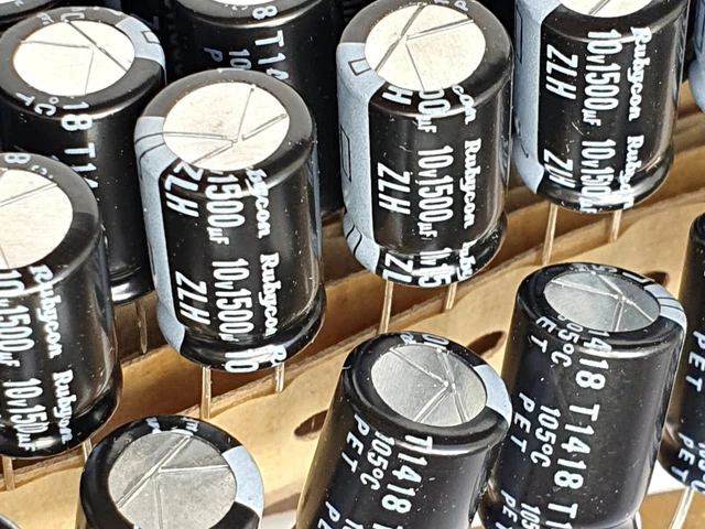 Condensateur 1500uF 25V 105°C LOW ESR - Dimensions 12,5x25 Mm, Neuf, Marque Générique