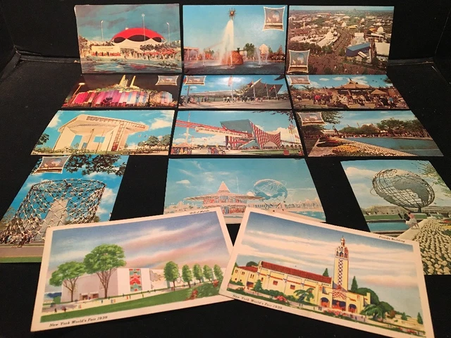Antique POSTCARDS - 14 World Series Cards, 12 NY. 1964, 2 NY. 1939