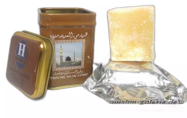 Original HEMANI Misk Jamid Musk Duftstein Alkoholfrei *Arabische Parfüm Amber*