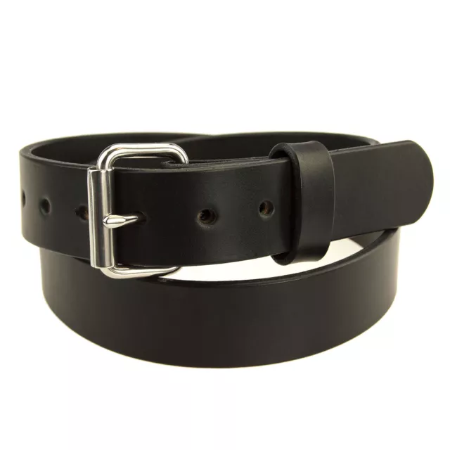 1 1/4"_Heavy Duty Leather Work Belt_Amish Handmade_Belts_Mens_1.25"_Black_Brown
