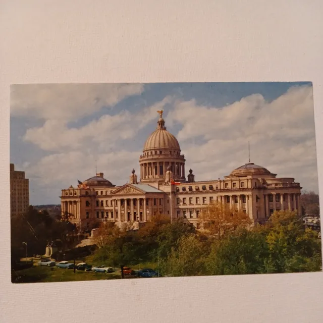 Mississippi MS Jackson State Capitol Building Postcard Old Vintage Card View PC