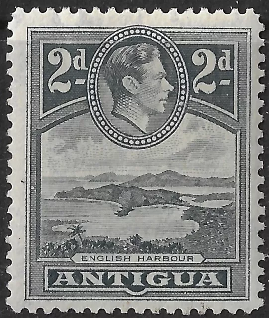 Antigua 1951 KGVI  2d slate grey, sg 101a/ Sc 87. MH, VF. CV £11     ($13+ (a149