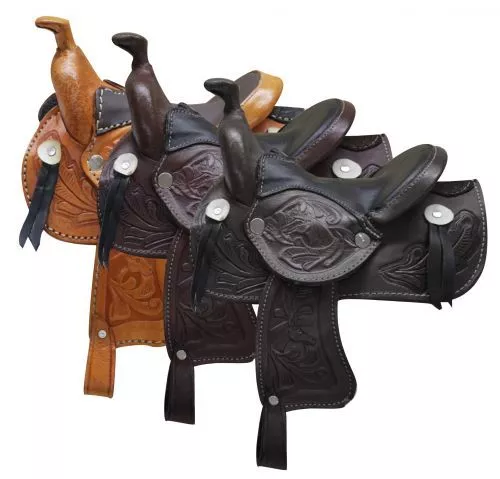 Aazon.co : Iniature Horse/S Pony Bareback Saddle; Stirrups, Cinch
