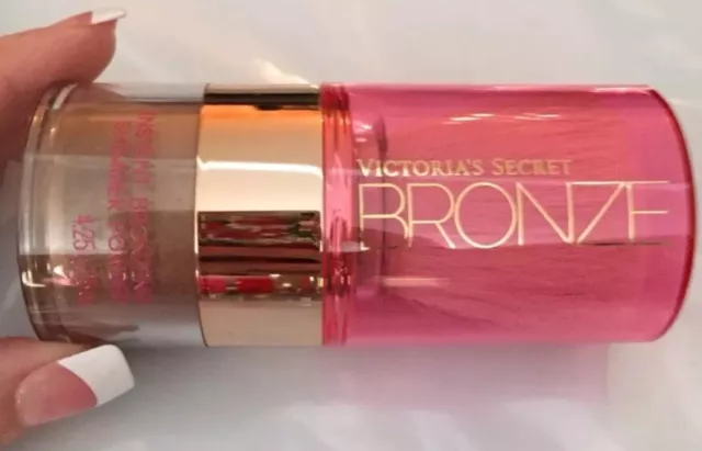Victorias Secret BRONZE BODY INSTANT BRONZING Shimmer Powder Brush Discontinued