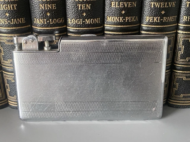 VINTAGE POLO CIGARETTE Case & Lighter 1940's. £19.36