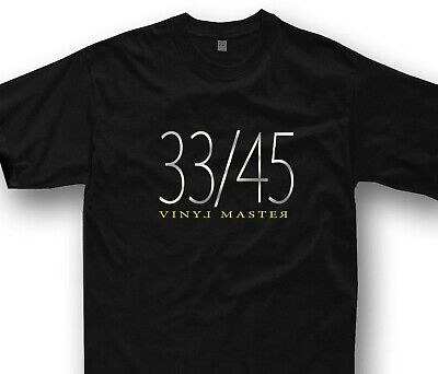 VINILE MASTER T-Shirt DJ REGALO GIRADISCHI DJ TECHNICS 33/45 T-shirt MUSICA