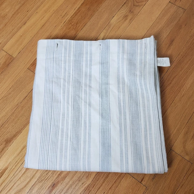 Pottery Barn Hawthorn Stripe Cotton Shower Curtain 72x72 Blue/ White EUC Pottery Barn Hawthorn Stripe Cotton Shower Curtain 72x72 Blue/ White EUC