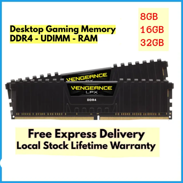 Corsair Vengeance LPX DDR4 8GB 16GB 32GB Desktop Gaming Memory high-performance