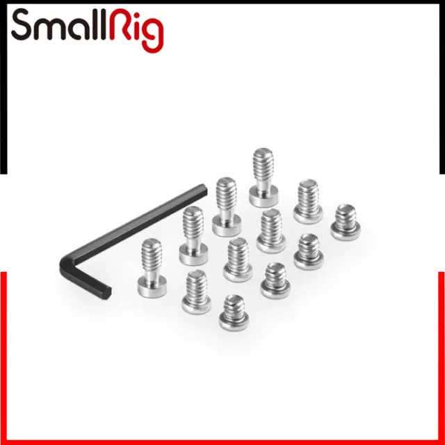 SmallRig 12pcs/Pack Standard Screws Hex Screw 1/4 Inch 1713