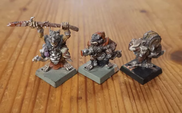 Citadel Warhammer Dungeons and Dragons 3 Skaven Flamethrower Team C22 1987