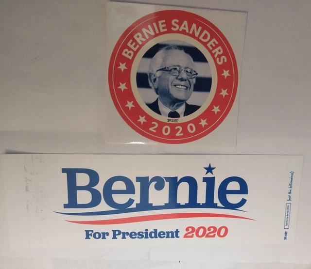 BERNIE SANDERS For President 2020 Campaign  Bumper Stickers Social Democrat