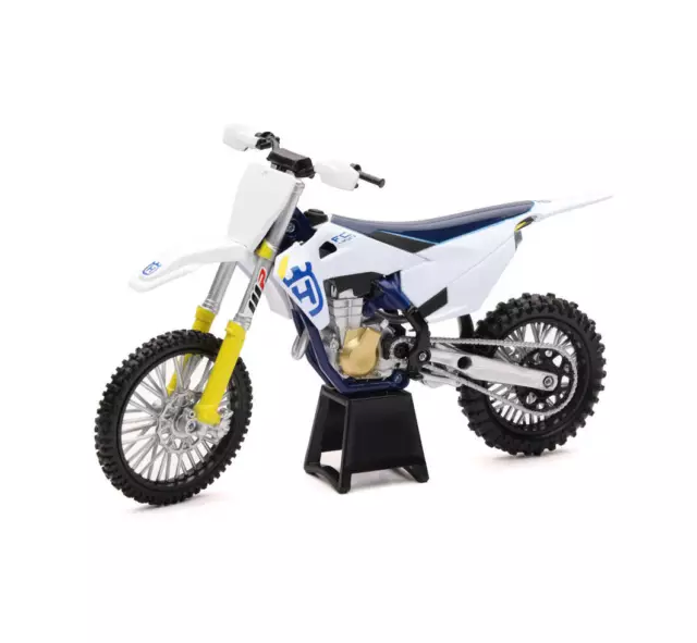 Moto de Ferro Trilha Miniatura Yamaha YZ 250 1:6 na Caixa New-Ray