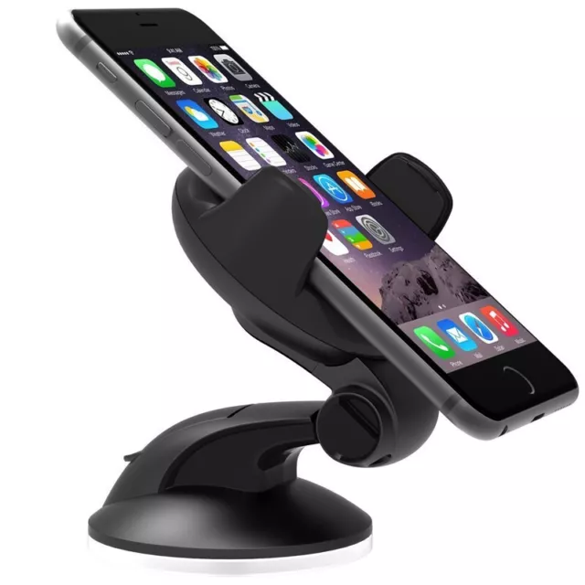 360 In Car Mobile Phone Holder Dashboard Suction Home Universal Mount Windscreen 2