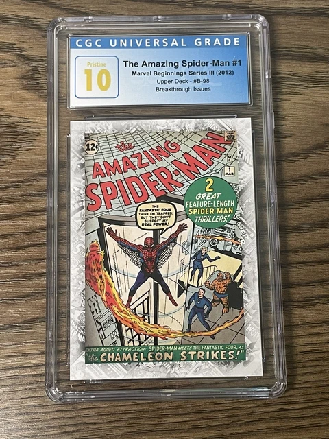 CGC 10 2012 Marvel Beginnings Breakthrough Comic B-98 Amazing Spider-Man 1 First