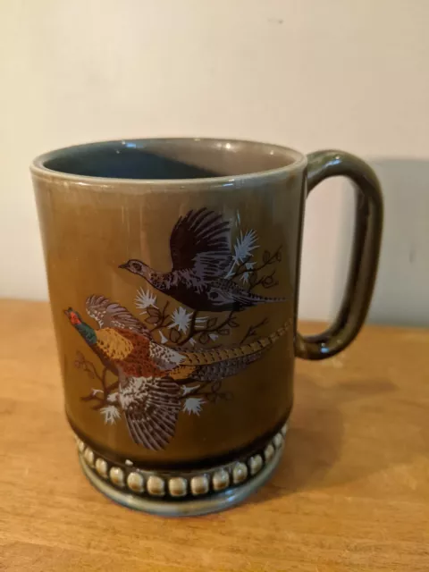 WADE Irish Porcelain Pheasant Hunt 12 Oz Coffee Cup  Mug