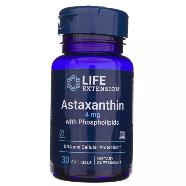 Life Extension Astaxanthin with phospholipids 4 mg 30 Kapseln