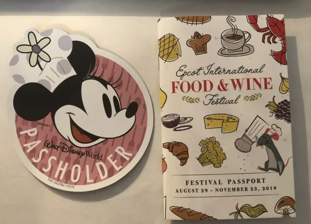 Disney 2019 Epcot Food & Wine Chef Minnie WDW Annual Passholder Magnet