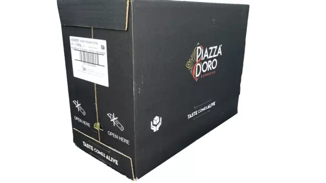 Piazza D'oro Coffee Beans Forza Espresso  sealed case 6 x 1kg  BB- 02/2024