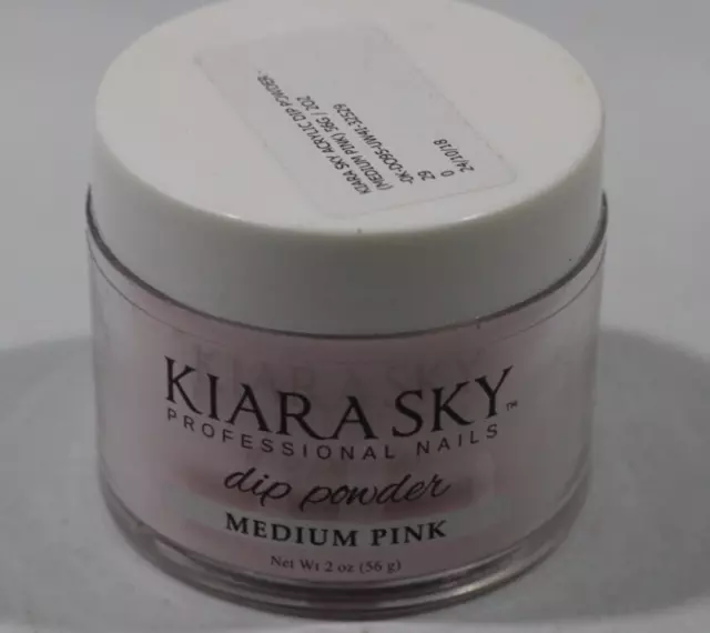 Kiara Sky Dip Nagelpulver - Medium Pink 2oz