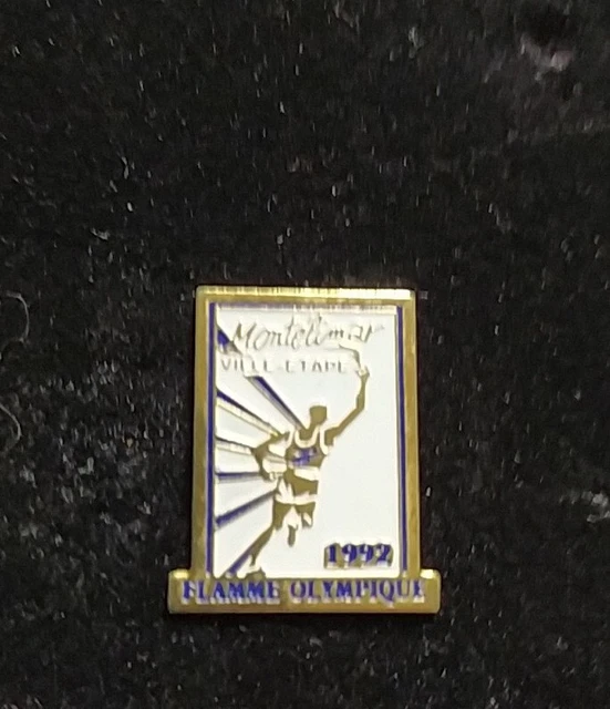 PIN'S SPORT - JO - Jeux Olympiques - Albertville parcours de la flamme olympique EUR 1,50 - FR