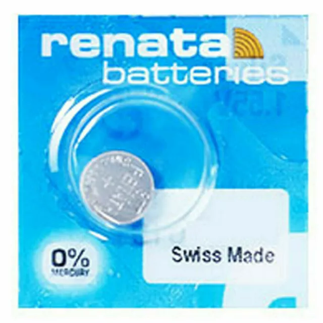 Renata Pila Batteria Orologio Mercury Free Silver Oxide Swiss Swatch Group 1.55V