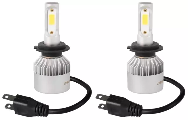 KIT LED H7 6500K 40W 5000LM AMPOULE LAMPE FEUX PHARE MOTO SCOOTER (la paire)