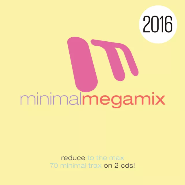 CD Minimal Megamix 2016 D'Artistes Divers 2CDs