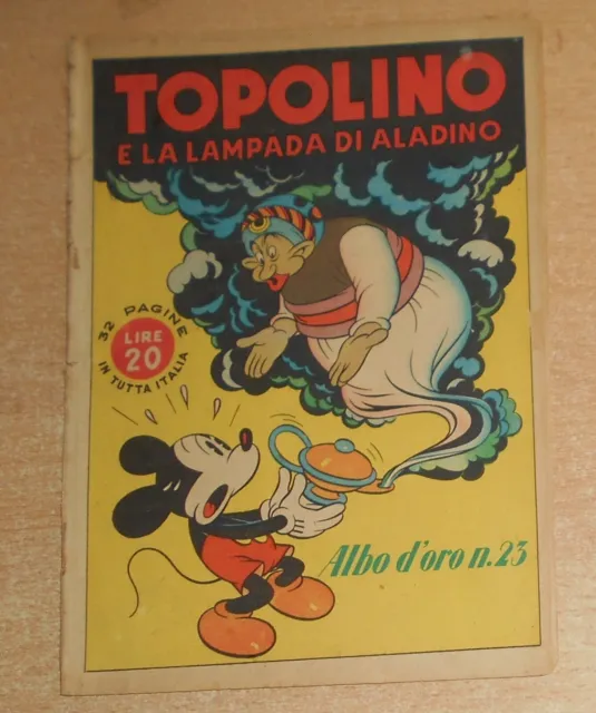 Ed.mondadori Alb0 D'oro  N° 23  1946  Topolino  Originale !!!!!