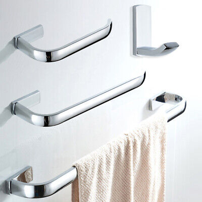 Bathroom Hardware Set Robe Hook Towel Bar Toilet Roll Paper Holder Towel Ring