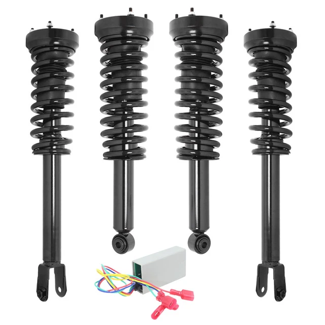 For Jaguar XJ8 XJR Super V8 Vanden Plas Front Rear Shock Strut Spring Set DAC