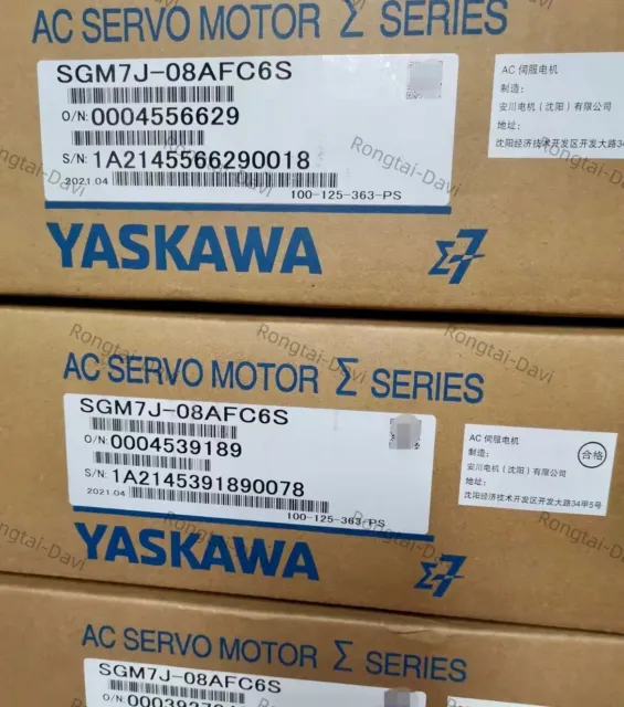 1PCS Yaskawa SGM7J-08AFC6S Servo Motor Brand New Expedited Shipping