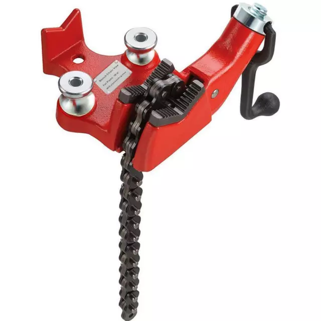 1/8 In. To 5 In. Screw Bench Chain Vises Pipe Capacity Heavy-Duty Bench Chain