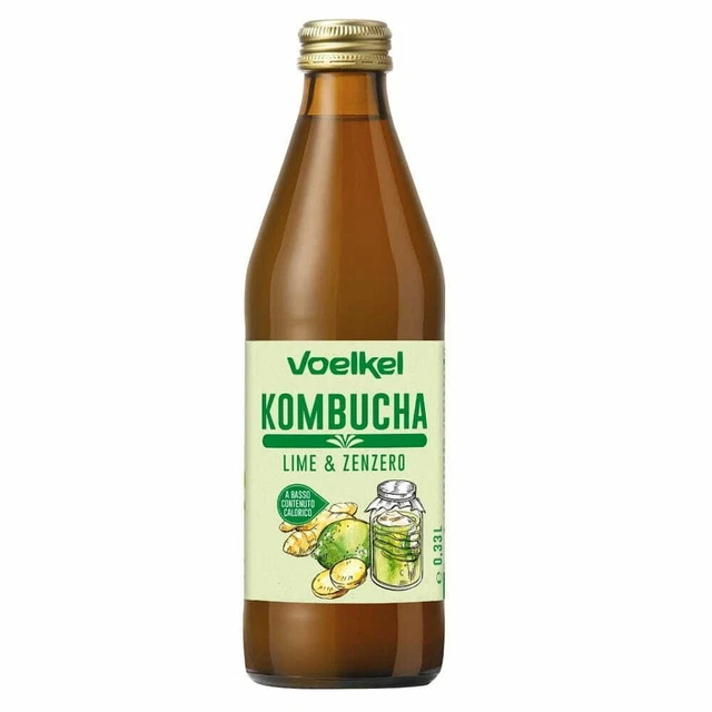 +KOMBUCHA CITRON VERT-GINGEMBRE BIO 330 ml