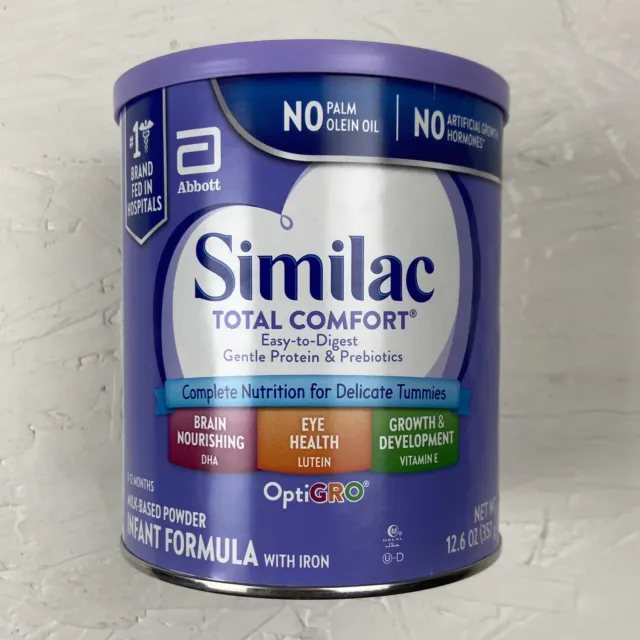 Similac Total Comfort Infant Formula 12.6 Oz Delicate Powder Exp 12/24 NEW