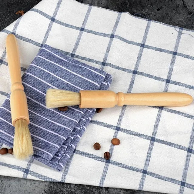 Handle Maker Tools Coffee Powder Brush Coffee Grinder Cleaning Brushes Bristles