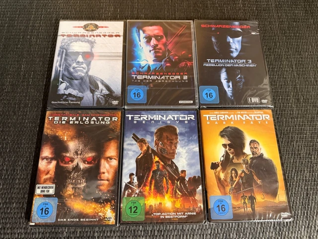 TERMINATOR 1 - 6 | Arnold Schwarzenegger | 6-DVDs | Zustand NEU/OVP ...
