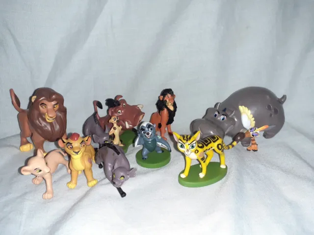 10x Mini Disney Lion King Lion Guard Figures Bundle - Cake Toppers