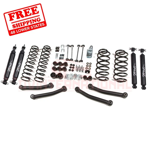 ZONE 4& FRONT & Rear Suspension Lift Kit for Jeep TJ 20032006 637.70