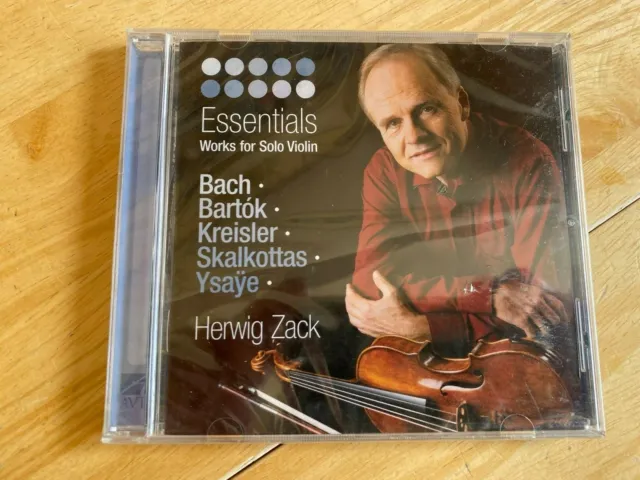 Essentials Solo Violin CD Bach, Bartok, Ysaye etc Herwig Zack Avie