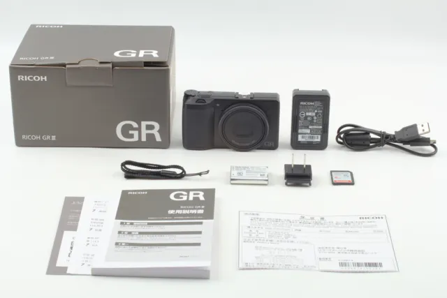[MINT] RICOH GR III 24.2MP Digital Compact Camera APS-C CMOS 18.3mm f/2.8 w/ Box 2