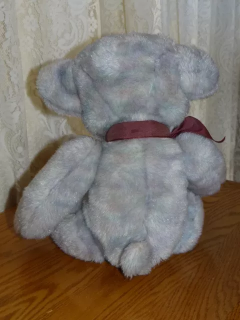 RUSS BERRIE  plush BEAR, OPAL   LARGE 16 INCH  So soft EUC Perfect 3