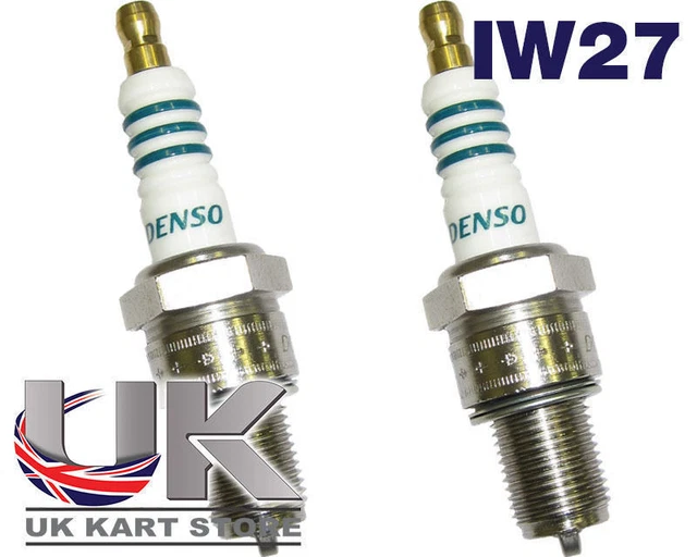 Denso IW27 Bougie Allumage Iridium X 2 pour Rotax Max Iame TonyKart Kart Karting