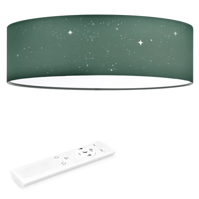 Plafonnier LED Moderne Navaris 22W - Pour Salon Ou Chambre D'enfant - Blanc